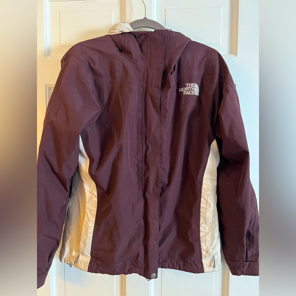 Purple Northface winter / ski coat with under fleece